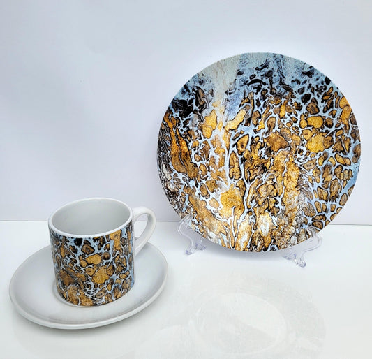 Tasse & Teller Set "Swipe"