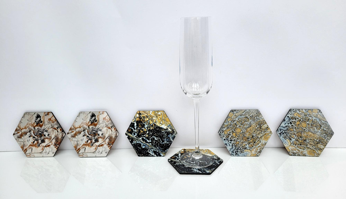 Exklusive Untersetzer (6-er Set)