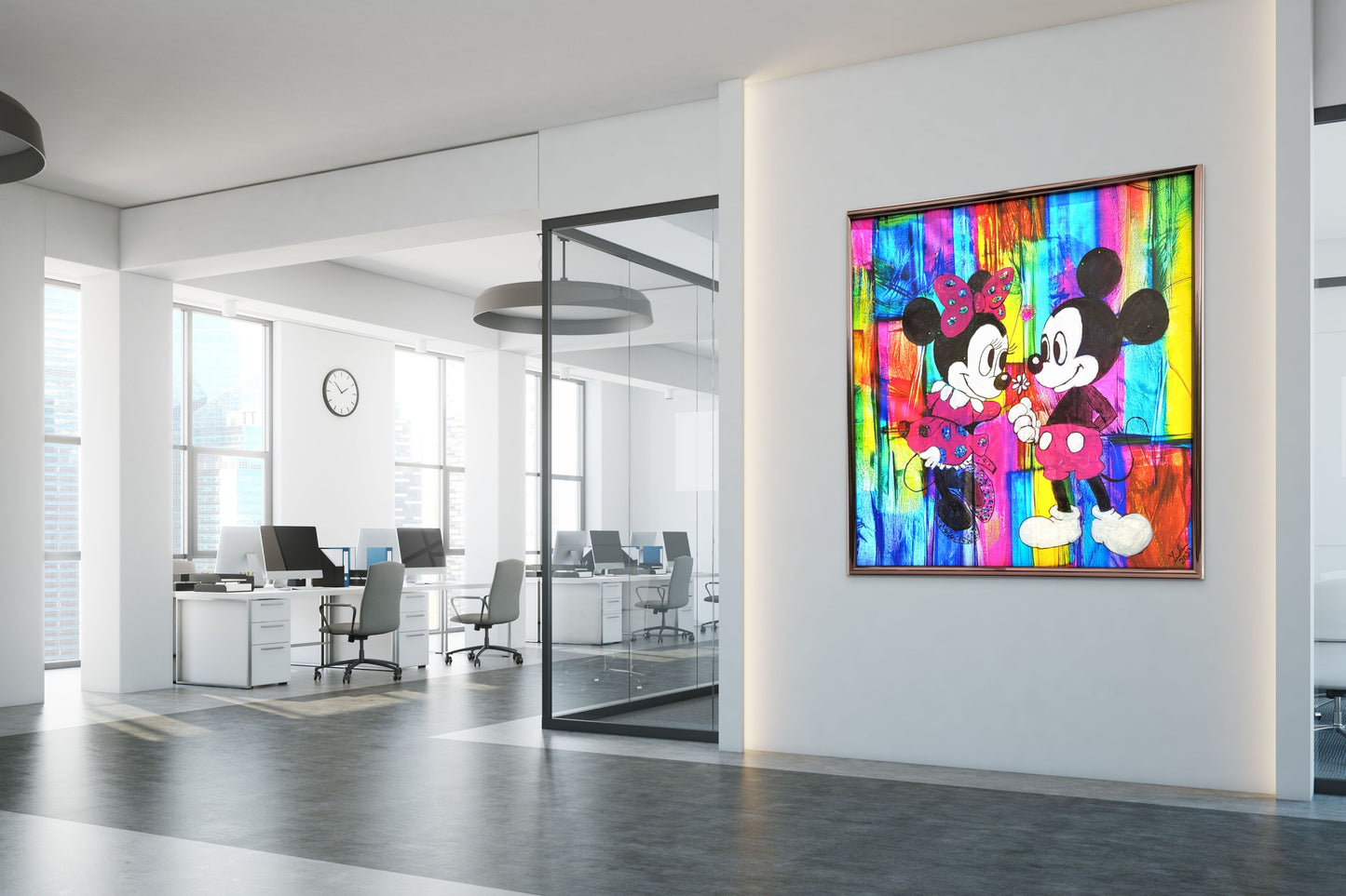 Mickey & Minnie in love