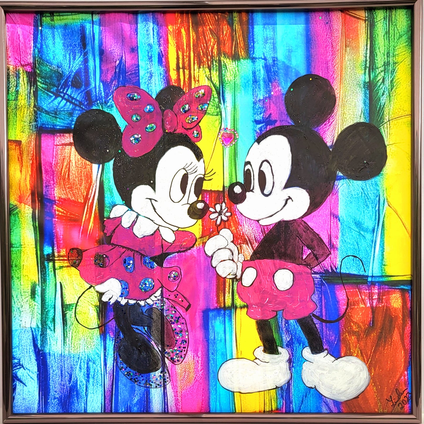 Mickey & Minnie in love