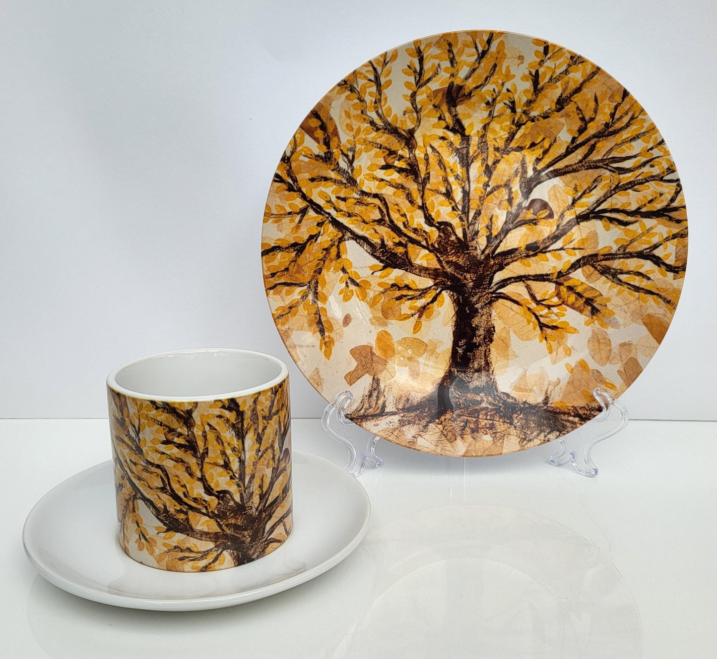 Tasse & Teller Set "Lebensbaum"