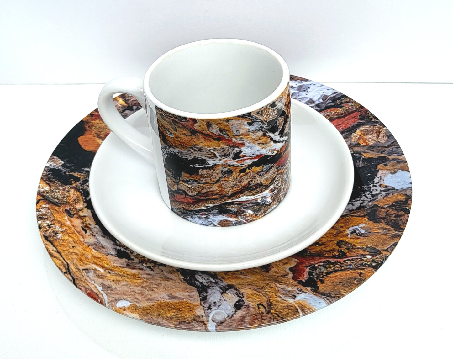 Tasse & Teller Set "Colour Explosion"