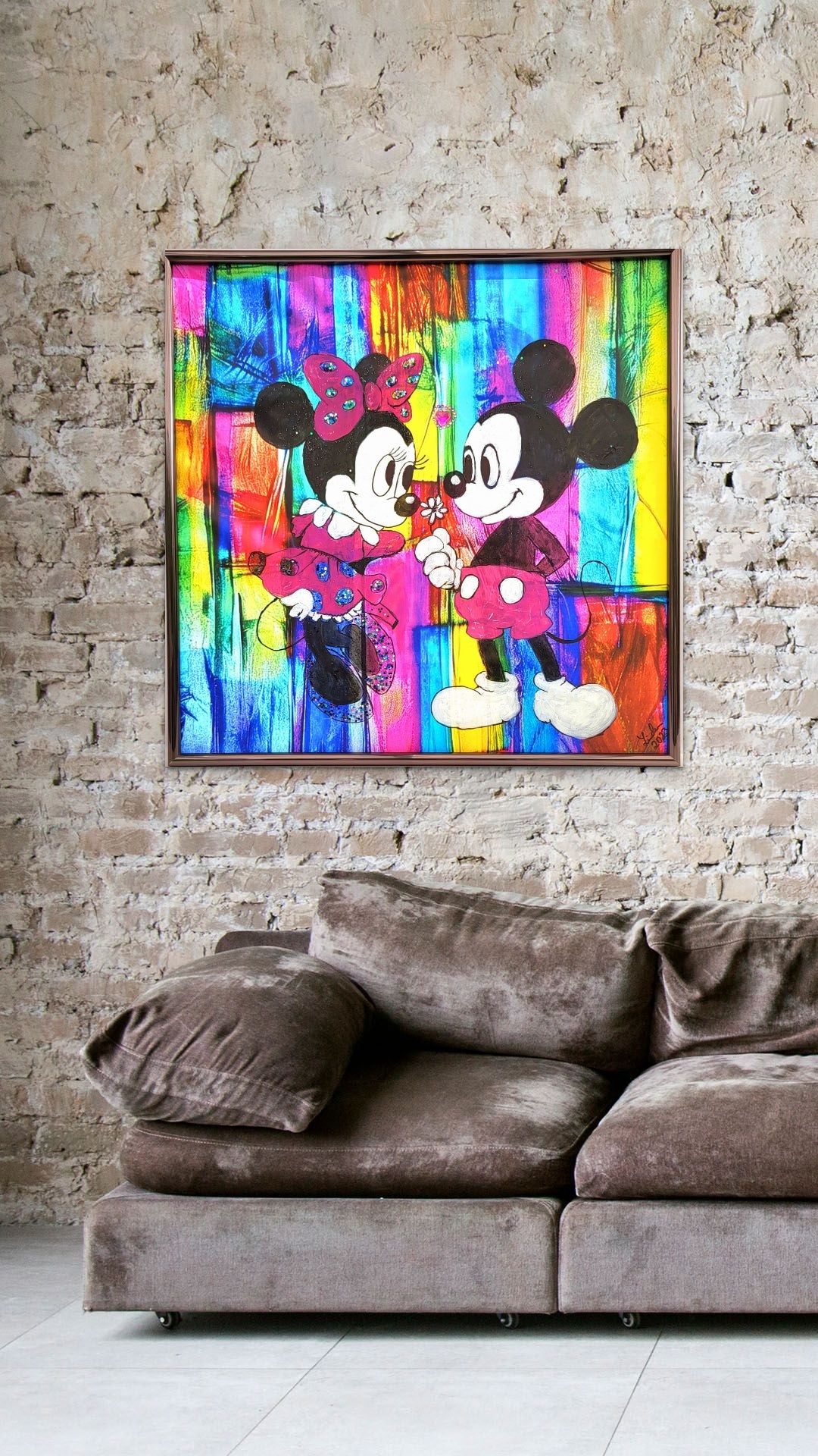 Mickey & Minnie in love