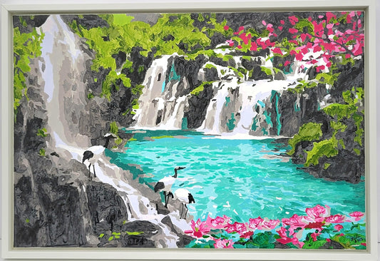 Semi-Abstrakt "Soft Waterfalls"